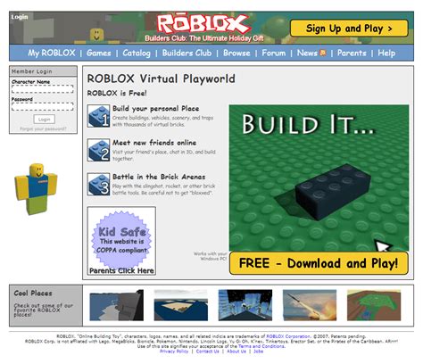 roblox 2007|2007 